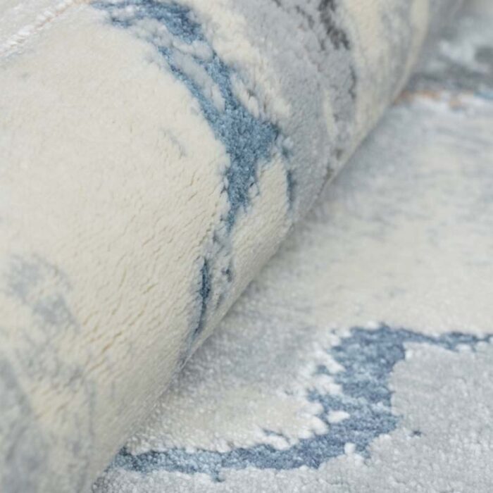 DS04 BLUE 3 Covor Domino DS04B Gri/ Albastru - imagine 7