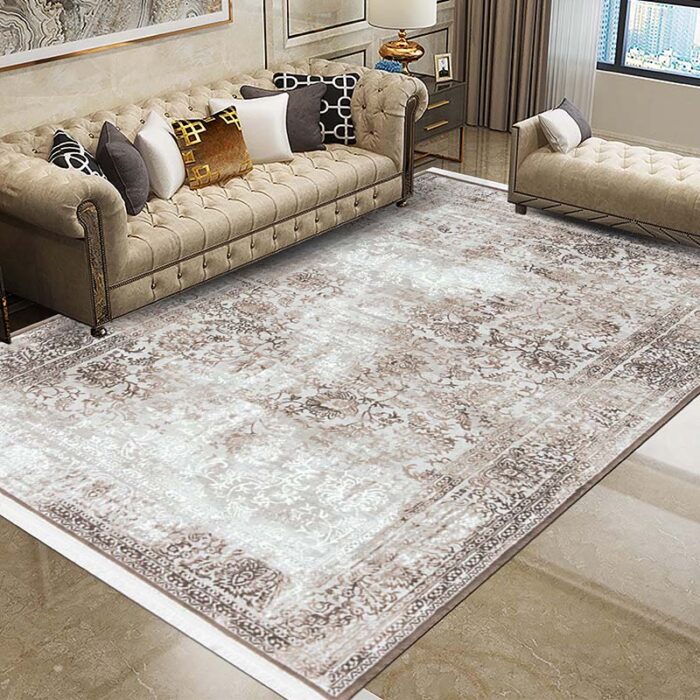 36805 BEJ POZA 1 Covor Clasic Living Avangard 36805C Maro
