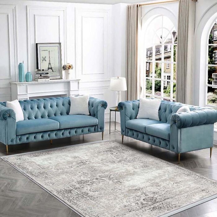36805 GRI POZA 1 Covor Clasic Living Avangard 36805C Gri