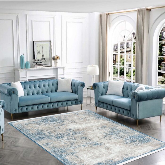 36805TURCOAZ POZA Covor Clasic Living Avangard 36805C TURCOAZ