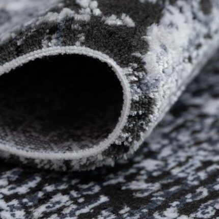 Covor Babil BX09B Negru/Gri - imagine 4