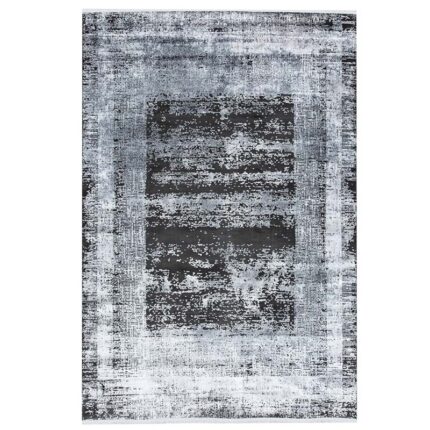 Covor Babil BX09B Negru/Gri - imagine 2