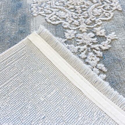 Covor Lootus L012H Gri/Turcoaz - imagine 3