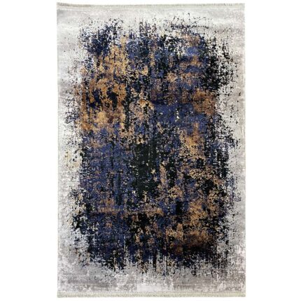 Covor Babil BX05 Gri/Albastru/Auriu - imagine 3