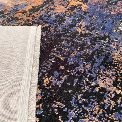 Covor Babil BX05 Gri/Albastru/Auriu - imagine 8