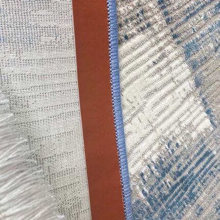 Covor Modern  Avangard 36936 Gri/ Turcoaz - imagine 5