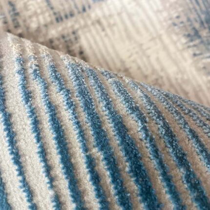 Covor Modern  Avangard 36936 Gri/ Turcoaz - imagine 4