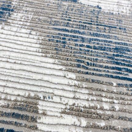 Covor Modern  Avangard 36936 Gri/ Turcoaz - imagine 3