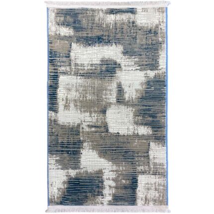 Covor Modern  Avangard 36936 Gri/ Turcoaz - imagine 2