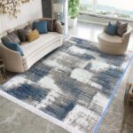 Covor Modern  Avangard 36936 Gri/ Turcoaz