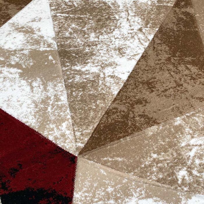 38500A ROSU 4 Covor Geometric SULTAN 38500A Maro/Rosu - imagine 3