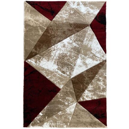 Covor Geometric SULTAN 38500A Maro/Rosu - imagine 2