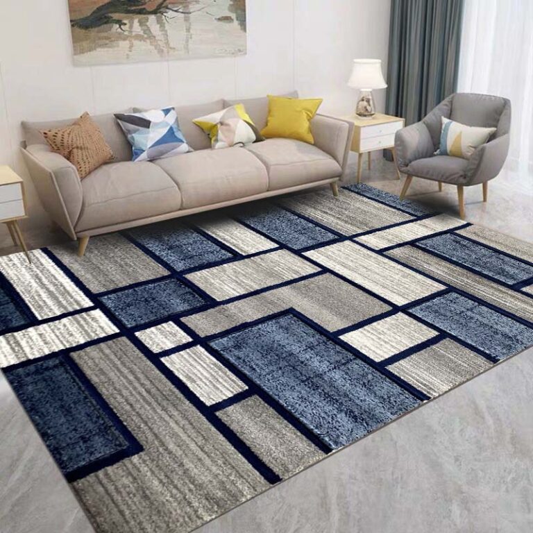 Covor Geometric SULTAN 37003A Gri/ Albastru