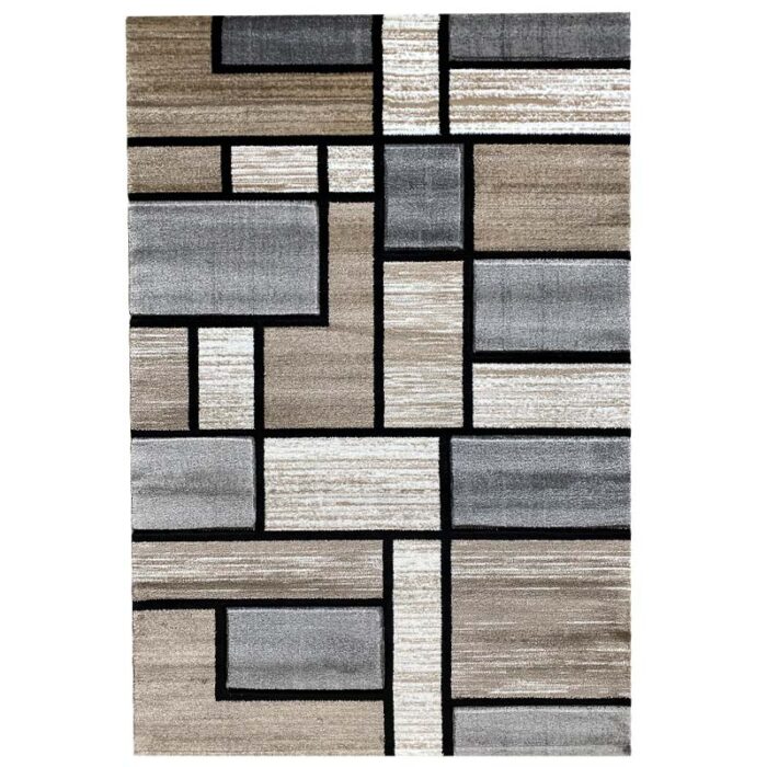 37003a gri Covor Geometric SULTAN 37003A Bej / Gri - imagine 2