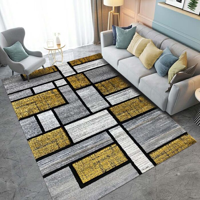 37003a mustar poza Covor Geometric SULTAN 37003A Gri / Mustar