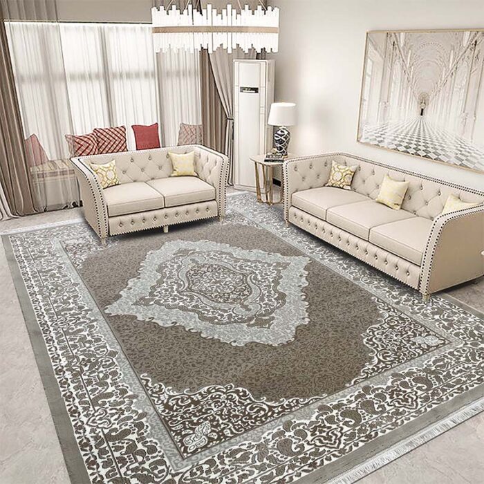 37610A BEJ POZA 1 Covor Clasic Living Avangard 37610A Bej