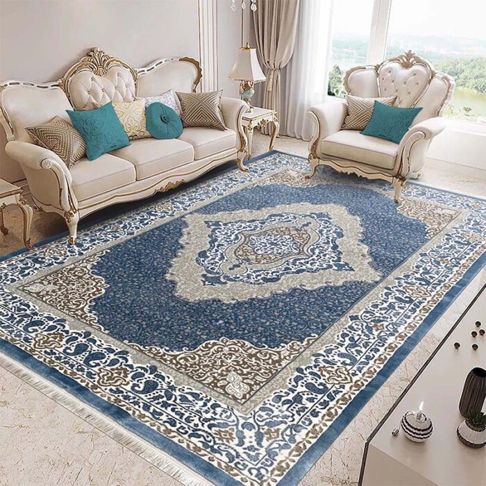 37610A TURCOAZ POZA 1 Covor Clasic Living Avangard 37610A Turcoaz