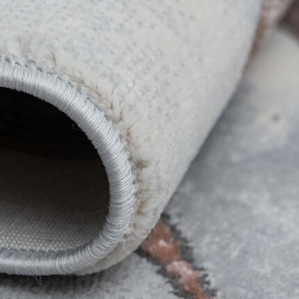 Covor Modern EFES cod: HE778 Gri/ Roz - imagine 6