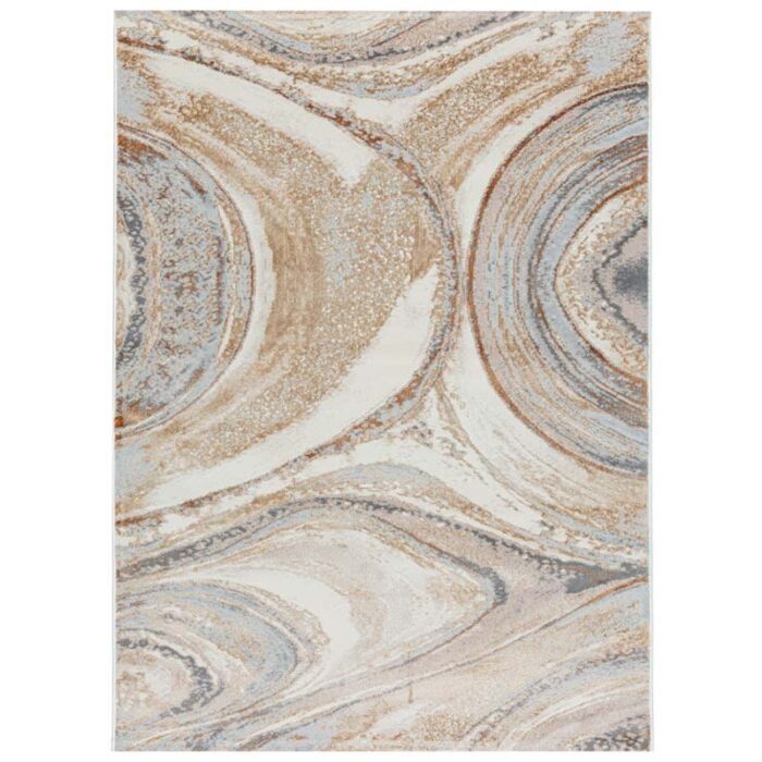 HE783 BEJ Covor Modern EFES cod: HE783 Cream/ Auriu - imagine 2