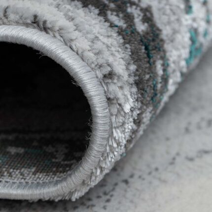 Covor Modern EFES cod: HE783 Gri/ Verde - imagine 7