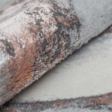 Covor Modern EFES cod: HE776 Gri/Roz - imagine 5