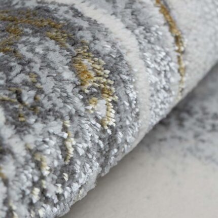 Covor Modern EFES cod: HE783 Gri/Auriu - imagine 5