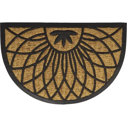 COVOR INTRARE 40X60 CM – SEMILUNA ROSACE POLYESTER+PVC