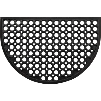 COVOR INTRARE 40X60 CM – SEMILUNA PERFORAT NEGRU POLYESTER+PVC