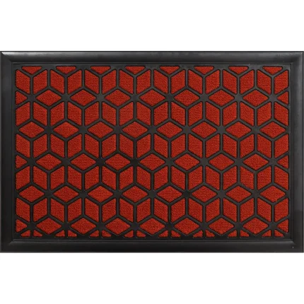 COVOR INTRARE 40X60 CM – LONG ISLAND ROSU POLYESTER+PVC