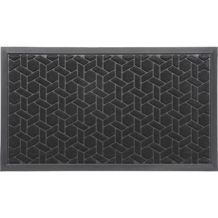 COVOR INTRARE 43X75 CM – CUBIQUE NEGRU POLYESTER+PVC