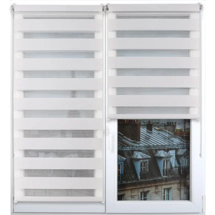 RULOU ZEBRA 120X180 CM – GRI PERLA COMPOZIȚIE POLYESTER | JALUZELE