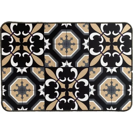 COVOR BUCĂTĂRIE 40X60 CM – CARMEN NEGRU COMPOZITIE 100% POLYESTER