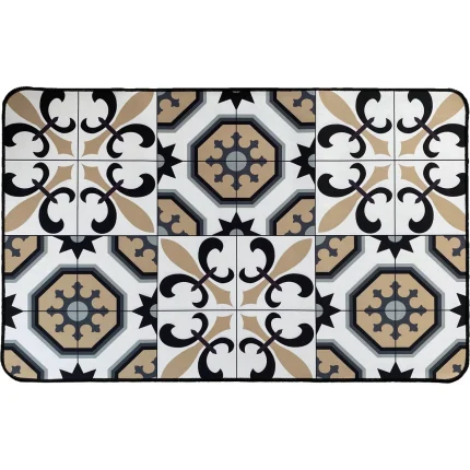 COVOR BUCĂTĂRIE 50X80 CM – CARMEN ALB COMPOZITIE 100% POLYESTER