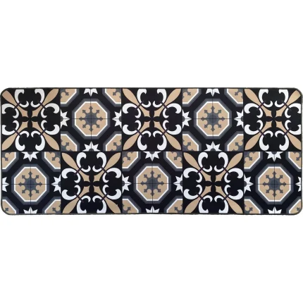 COVOR BUCĂTĂRIE 50X120 CM – CARMEN NEGRU COMPOZITIE 100% POLYESTER