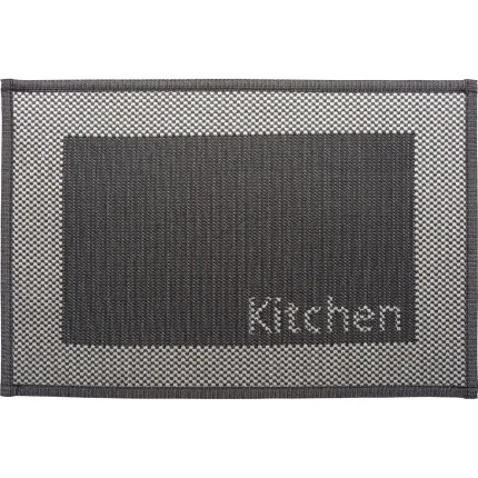 COVOR BUCĂTĂRIE 40X60 CM – KITCHEN NEGRU COMPOZITIE 100% POLYESTER