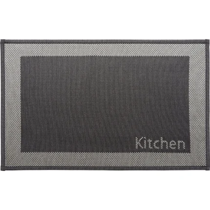 COVOR BUCĂTĂRIE 50X80 CM – KITCHEN NEGRU COMPOZITIE 100% POLYESTER