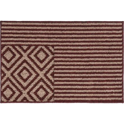 COVOR BUCĂTĂRIE 40X60 CM – AZTECA ROSU COMPOZITIE 100% POLYESTER