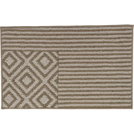 COVOR BUCĂTĂRIE 50X80 CM – AZTECA BEJ COMPOZITIE 100% POLYESTER