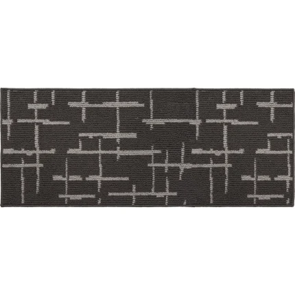 COVOR BUCĂTĂRIE 50X120 CM – LINEA GRI INCHIS COMPOZITIE 100% POLYESTER