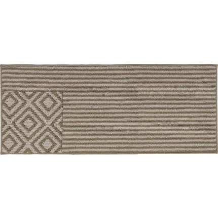 COVOR BUCĂTĂRIE 50X120 CM – AZTECA BEJ COMPOZITIE 100% POLYESTER