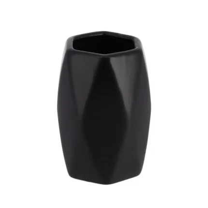 SUPORT PERIUȚE CERAMICĂ DESIGN DIAMANT - NEGRU