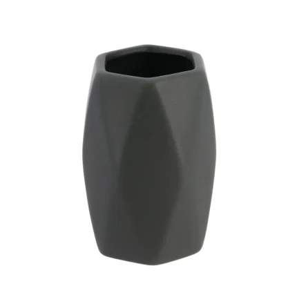 SUPORT PERIUȚE CERAMICĂ DESIGN DIAMANT - GRI ANTRACIT