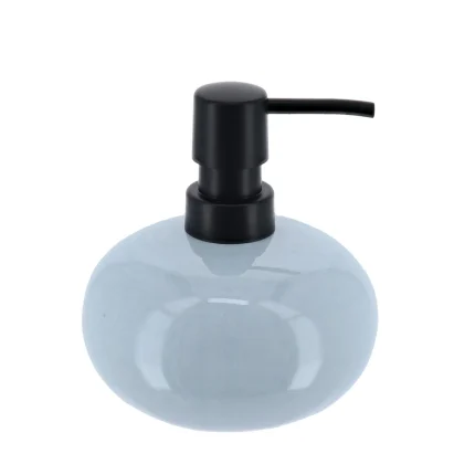 DISPENSER SĂPUN CERAMICĂ 400ML BILA - BLEU LUCIOS