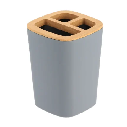 SUPORT PERIUȚE PLASTIC / BAMBUS COMP - GRI