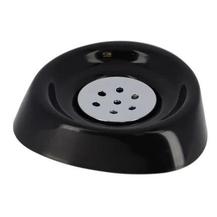 SĂPUNIERA PLASTIC CONICA - NEAGRĂ