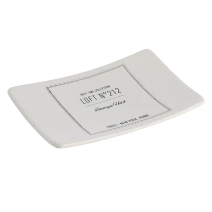 SĂPUNIERA CERAMICĂ DESIGN GRAFIC - ALBA