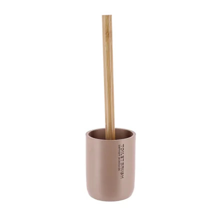 PERIE DE TOALETĂ POLIRĂSINĂ – CAPPUCCINO/BAMBOO COMPOZIȚIE POLIRĂSINĂ + PVC