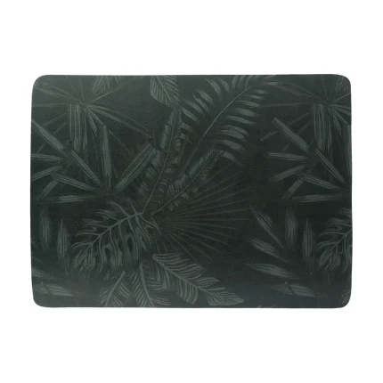 COVOR DE BAIE 45X60 CM ESSENTIAL CULOARE NEGRU/VERDE