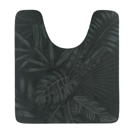 COVOR DE TOALETA 45X50 CM ESSENTIAL CULOARE NEGRU/VERDE