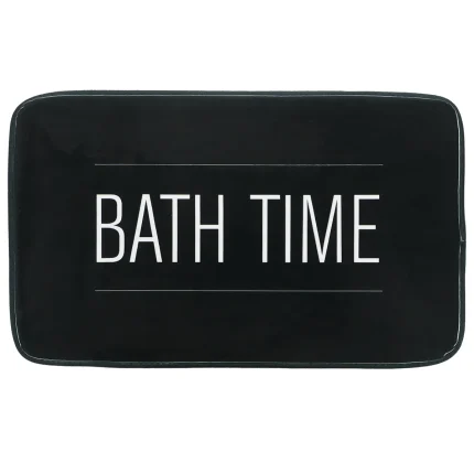 COVOR DE BAIE 45X75 CM BATH TIME CULOARE NEGRU